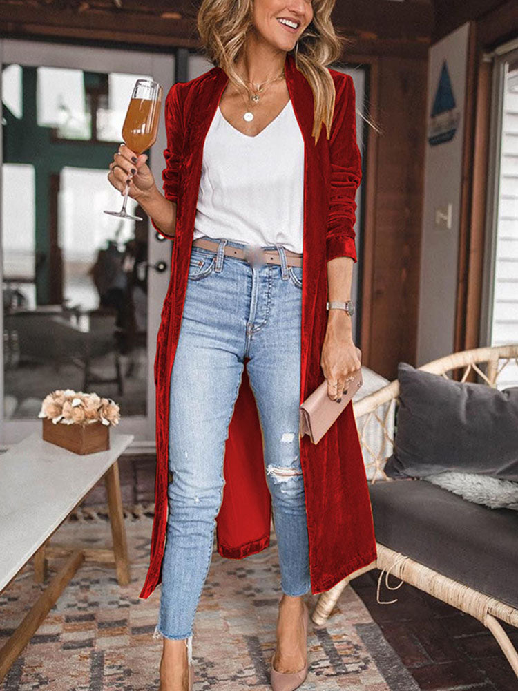 GR | Uplifting My Way Kimono Jacket in Velvet