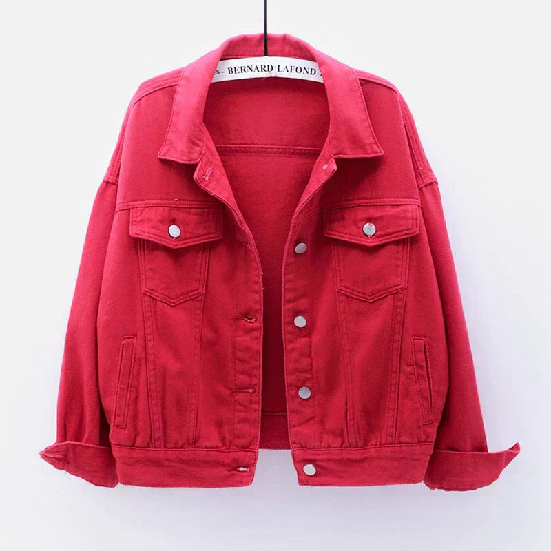 GR | Classic women's denim jacket in many colors