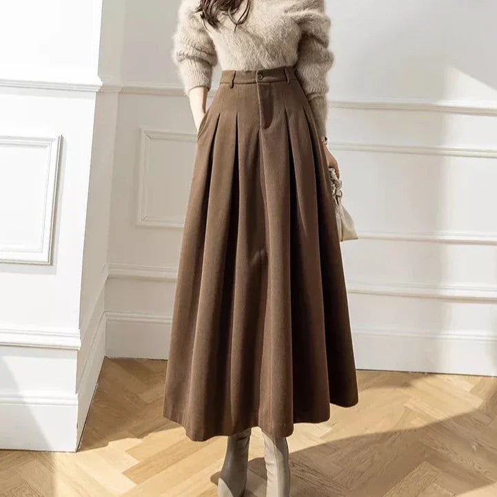 GR Elegante Wolle Röcke