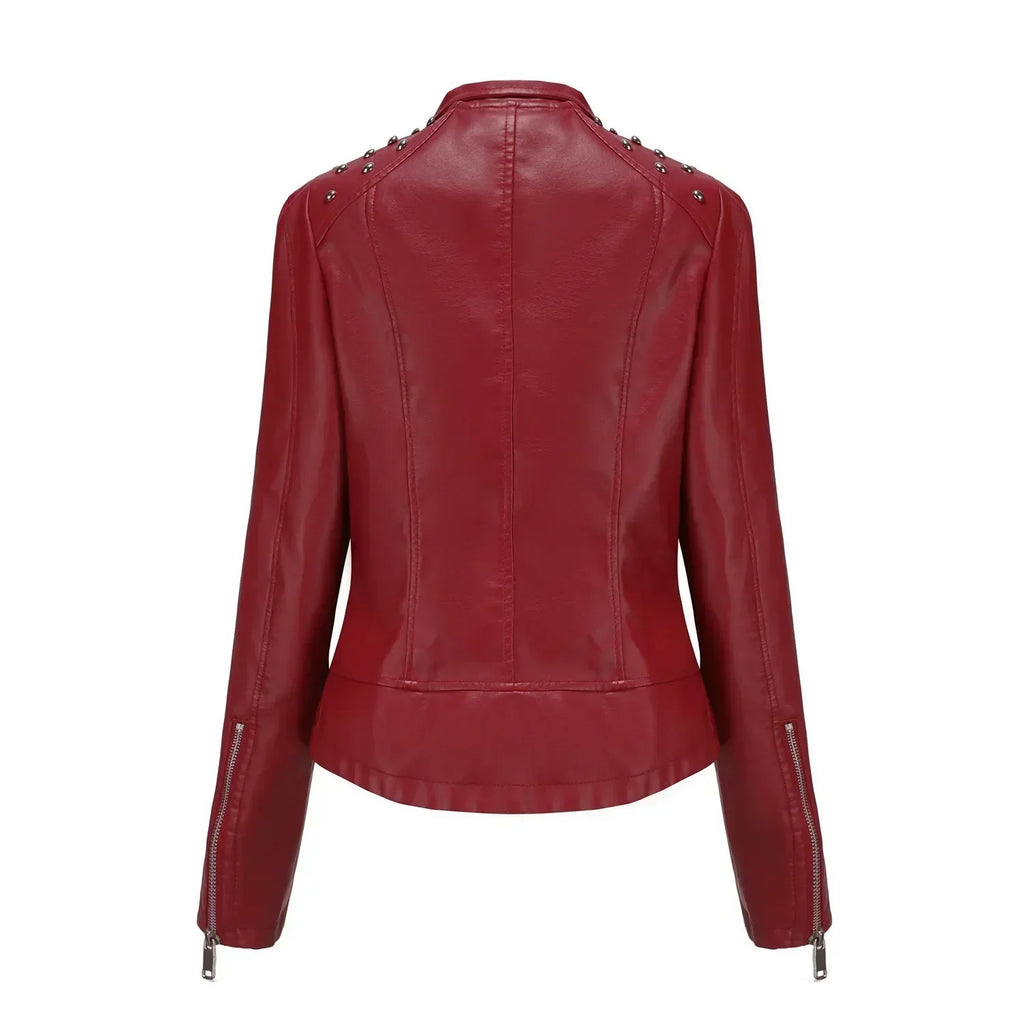 GR | Elegant leather jacket for women.