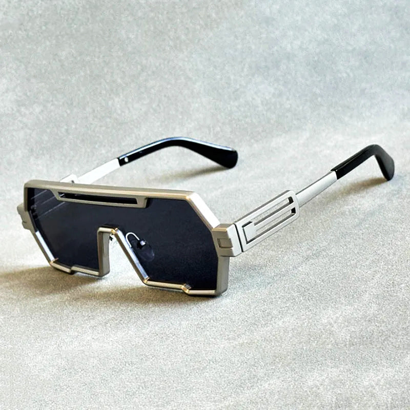 GR | Cyberpunk Shield Sunglasses - Stylish & Futuristic
