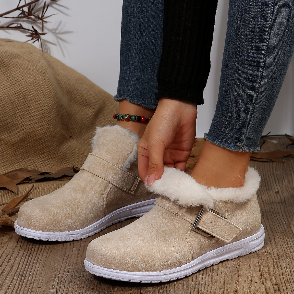 GR | Flat Snow Boots for Stylish Winter Comfort for Women