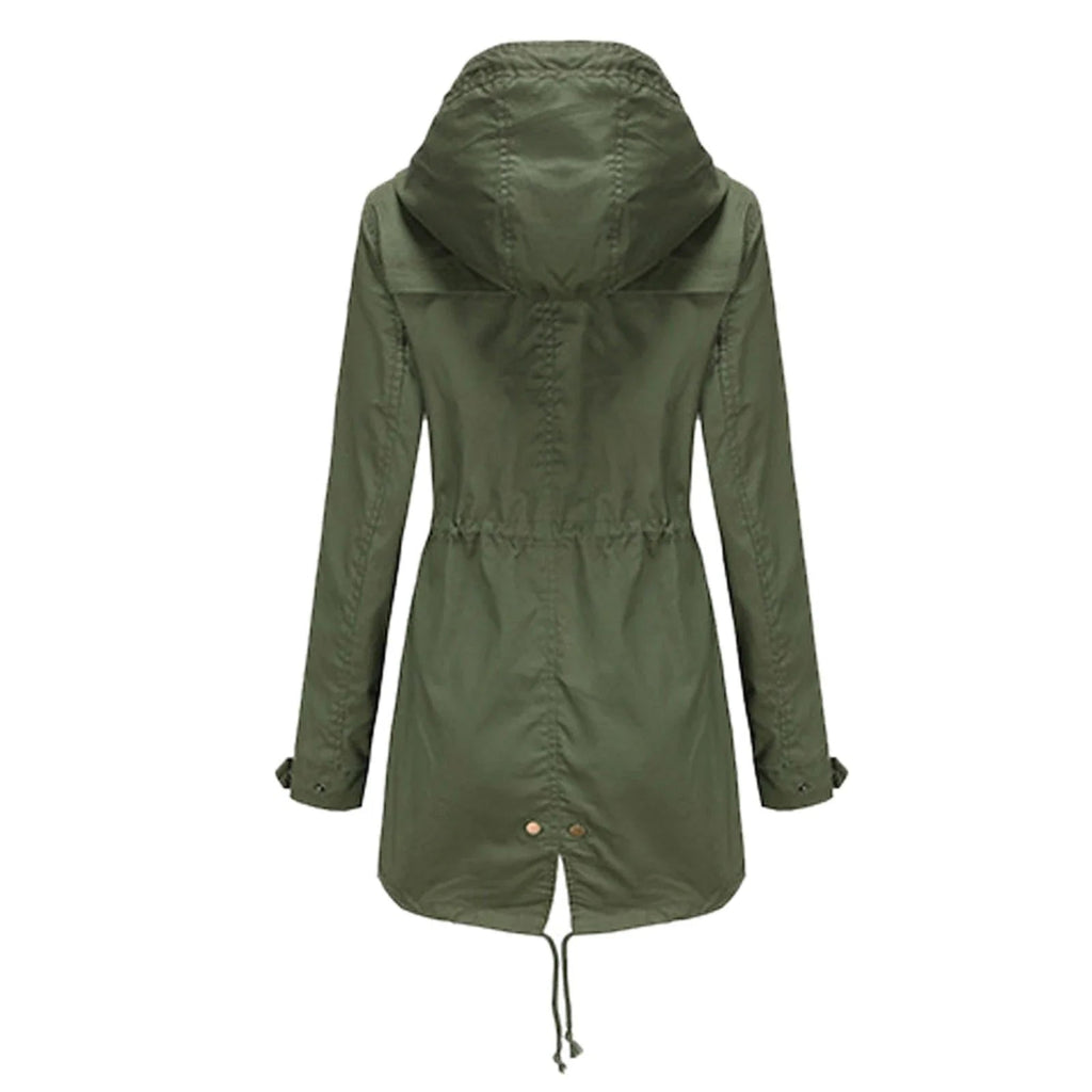 GR Elegant Waterproof Outdoor Rain Jacket for Women | Perfect for Outdoor Activities