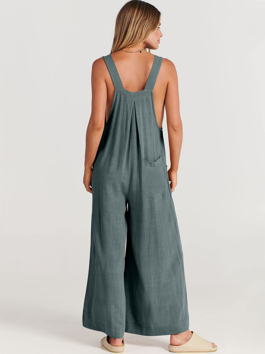 Rosabella™️ - Sleeveless Wide-Leg Jumpsuit