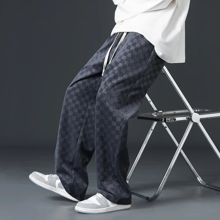 GR | Stylische Jogginghose Mit Karomuster