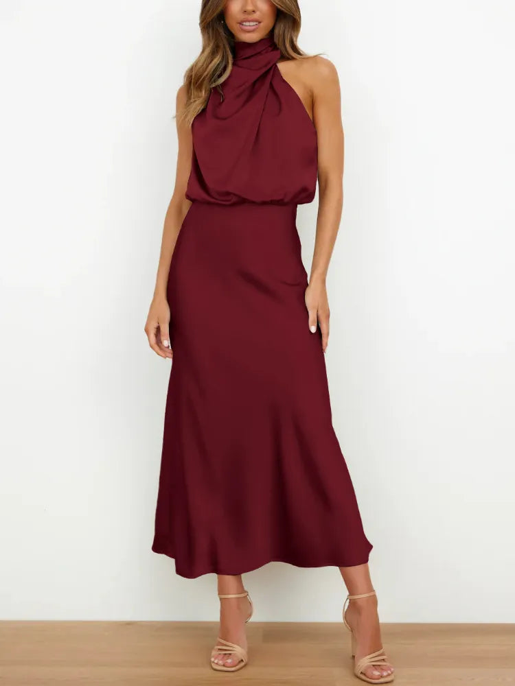 GR - Satin evening dresses for women