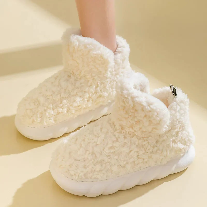 GR - Women's slippers - cotton, warm, for autumn and winter