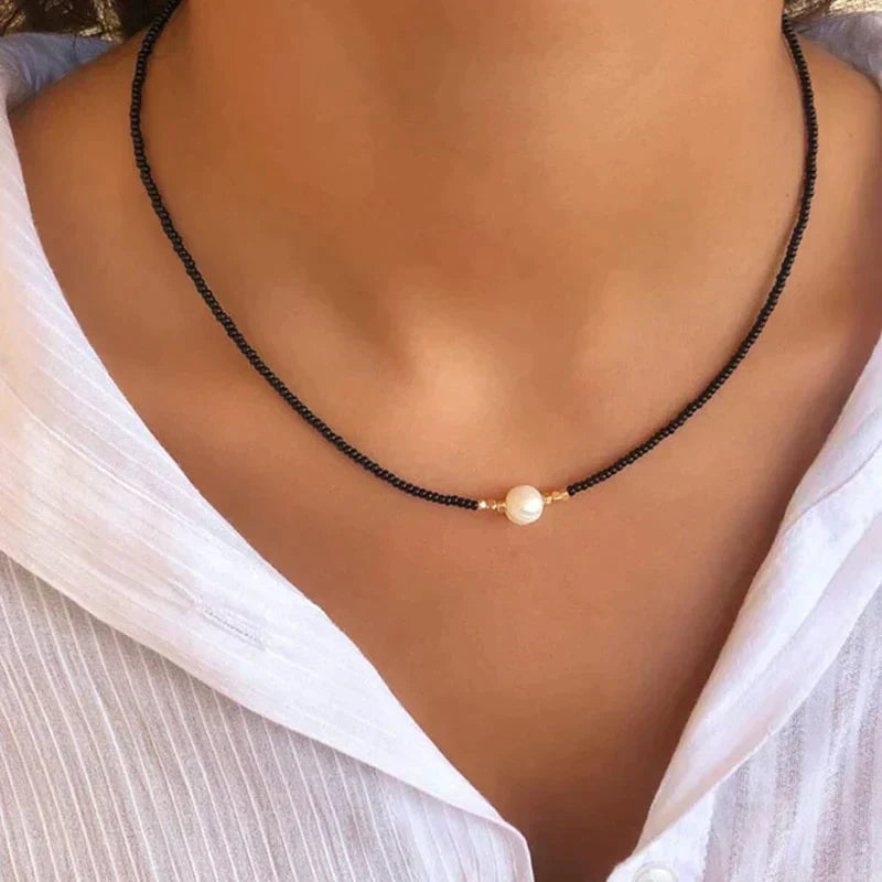 GR | Necklace with Natural Pearls