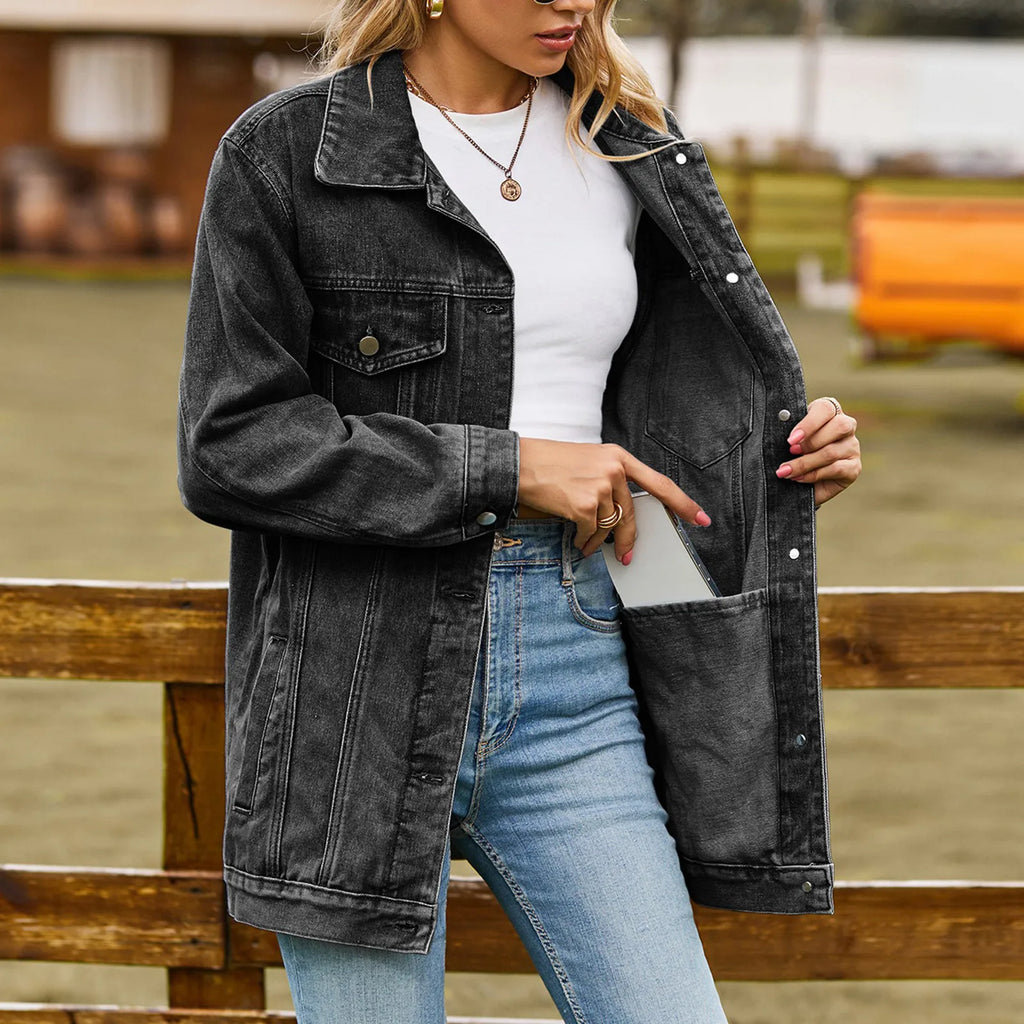 GR | Klassisch Elegante Jeansjacke