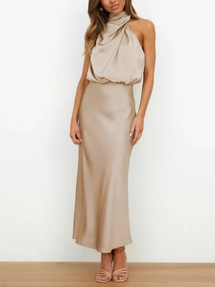 GR - Satin evening dresses for women