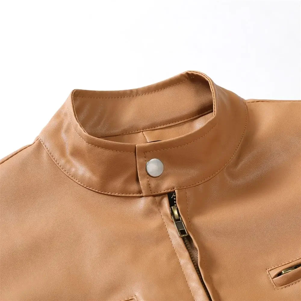 GR | Timeless leather jacket with biker flair