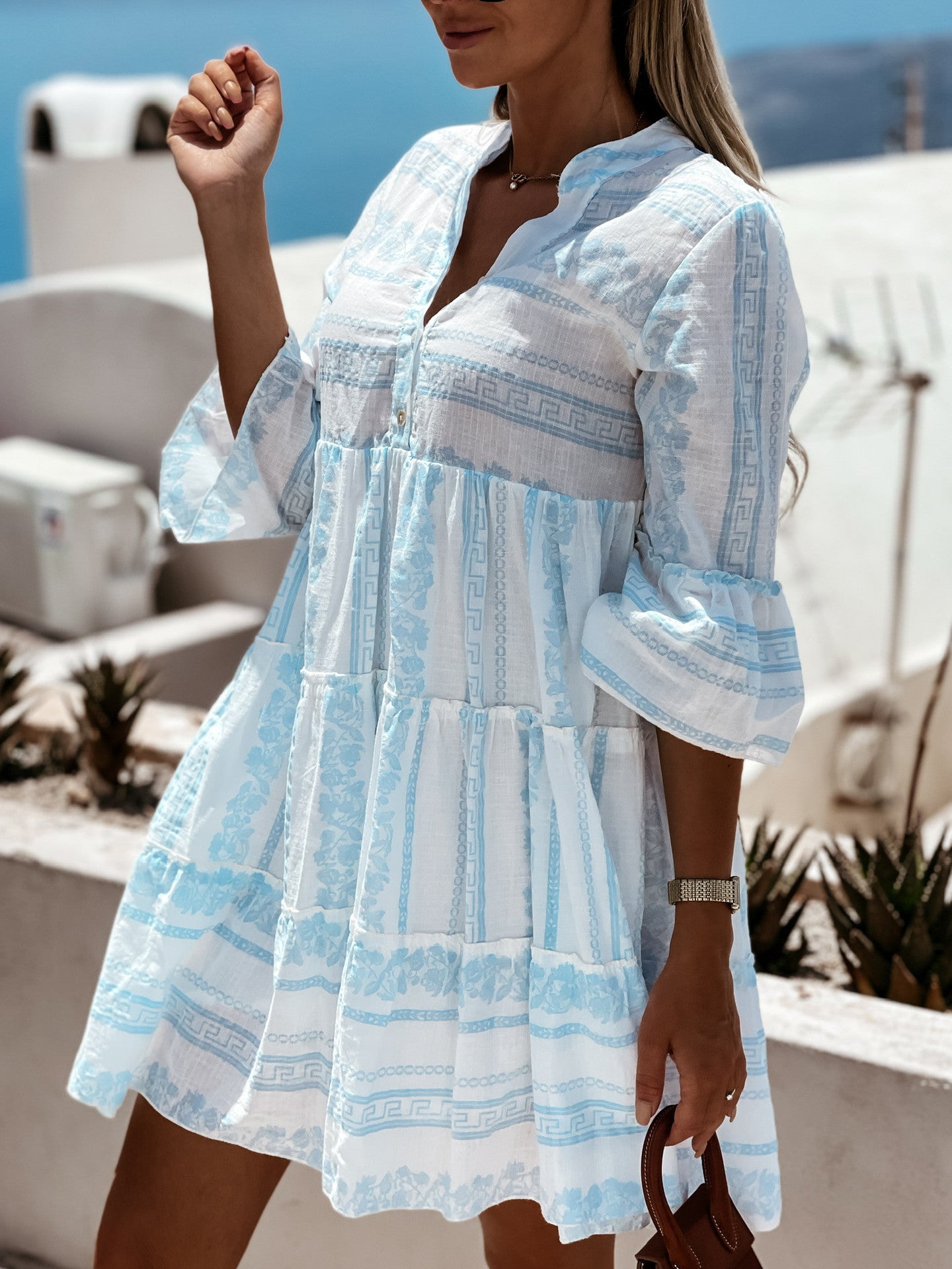 GR | Boho layered tunic dress Millana