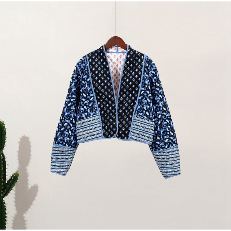 GR | Women's jacket with floral pattern
