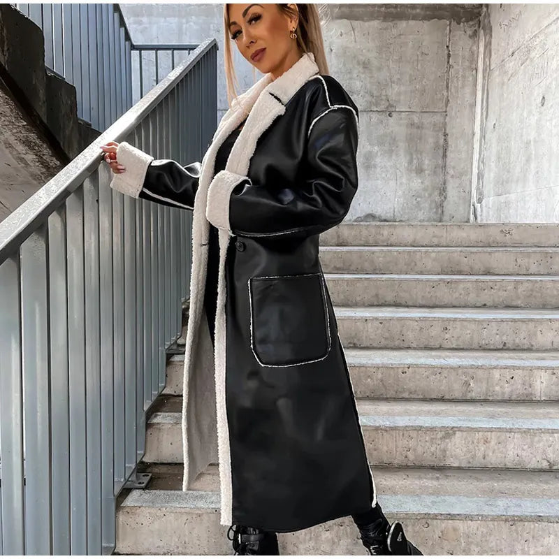 leather jacket with pockets