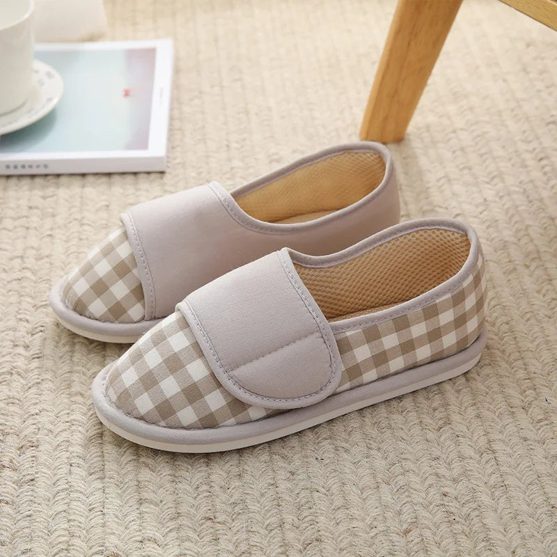 GR | Women's Diabetic Slippers with Adjustable Closure