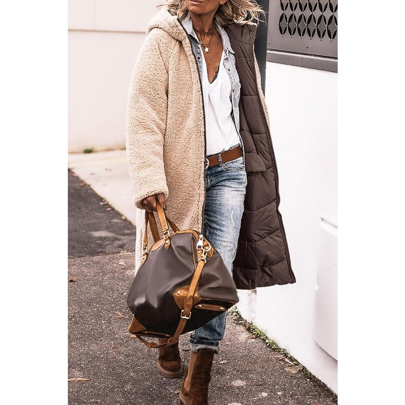 GR | Double-breasted reversible jacket for women