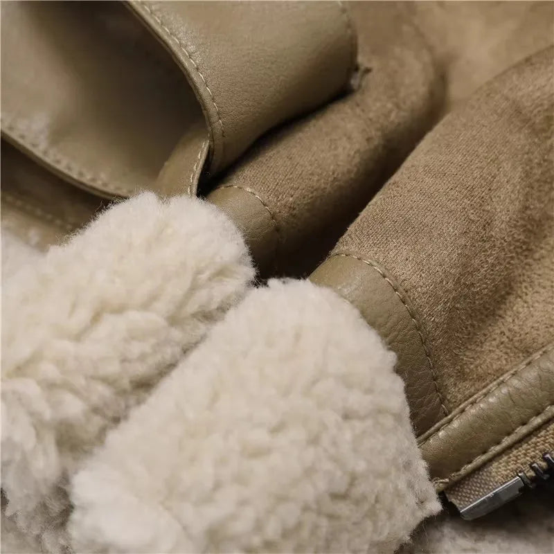 GR - Thick Warm Suede Jacket