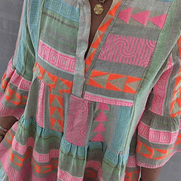 GR | Boho Chic Loose Fit Dress