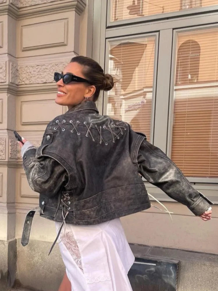 GR | See Vegan Leather Jacket Timeless and Sustainable