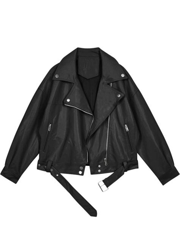 GR | Oversized leather jacket