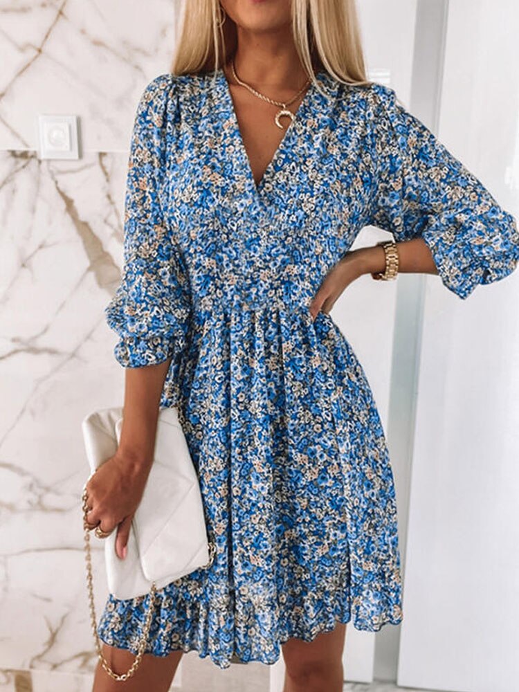 Sunspark™ - Sexy summer dress with V-neck