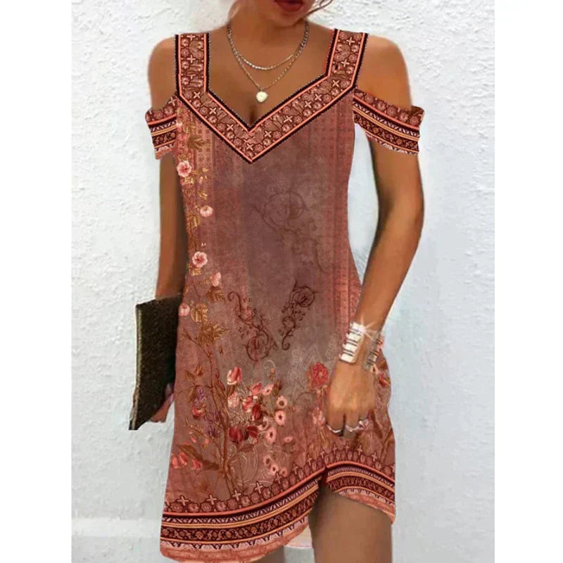 GR | Spring/Summer Vintage Dress with Shoulder Cutout