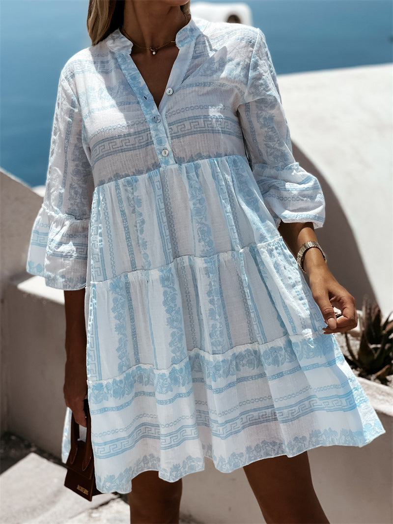 GR | Boho layered tunic dress Millana
