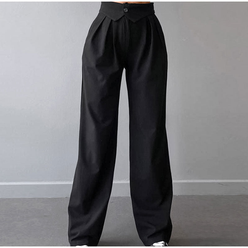 GR | Stilvolle High-Waist-Hose mit Falten