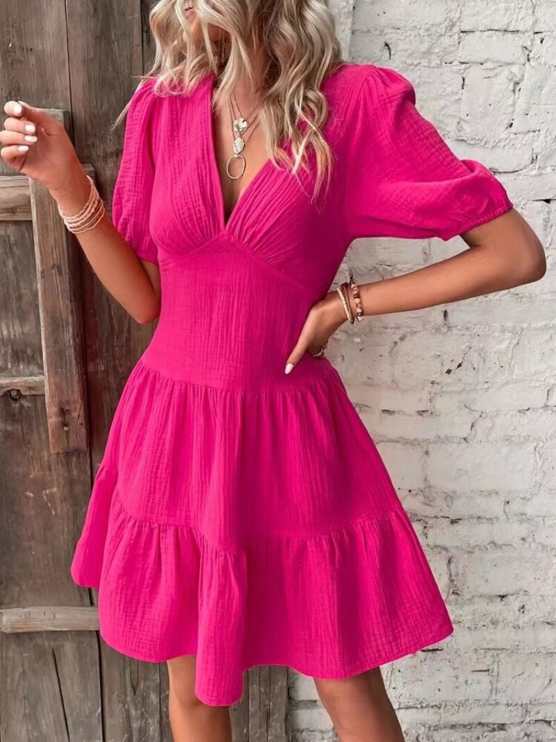 GR - Lässiges Kleid mit Rüschen