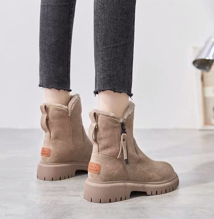 GR | Modern ankle boots with soft fleece lining