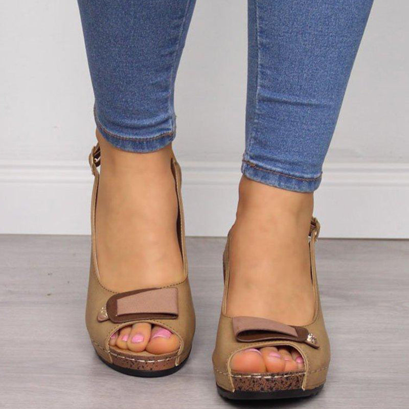 GR | Orthopedic heeled sandals for pain-free walking