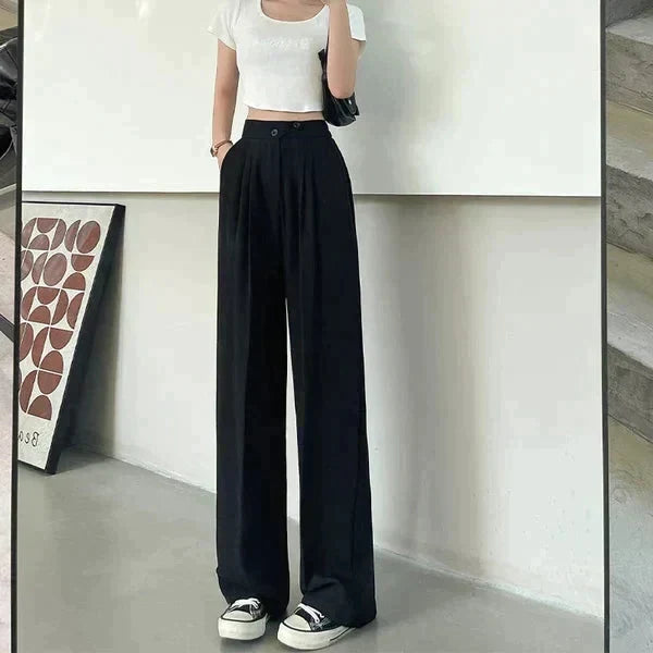 GR - Damen Chic Weite Bein Hosen