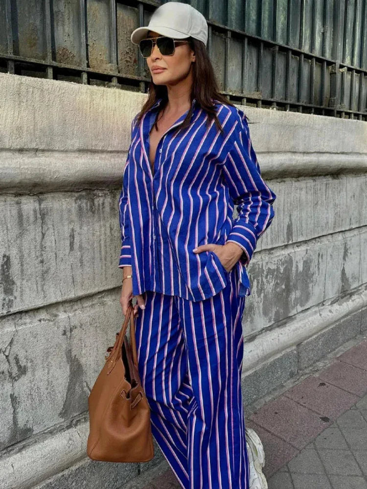 GR | Striped Oversized Set