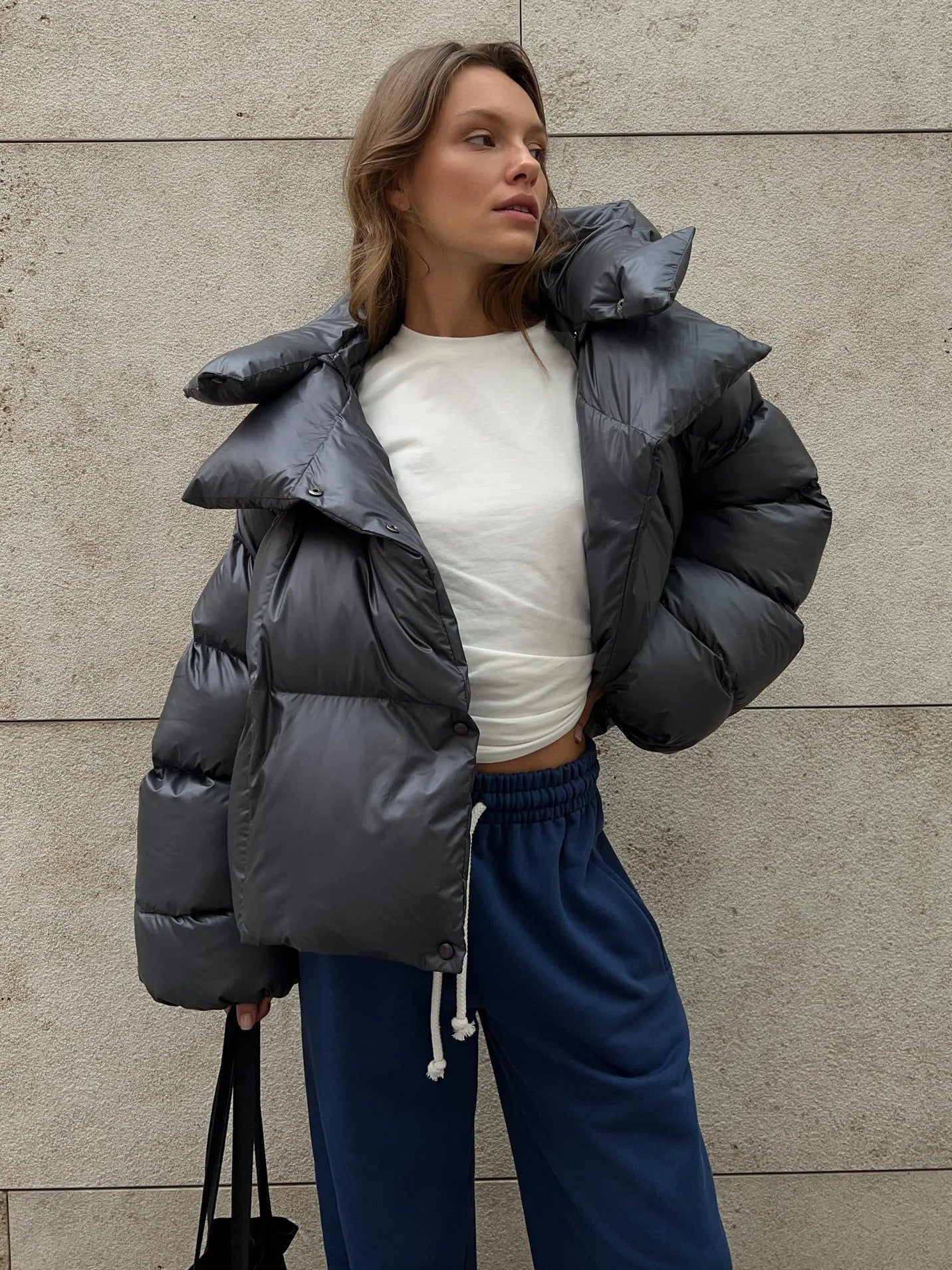 GR | Oversized puffer jacket