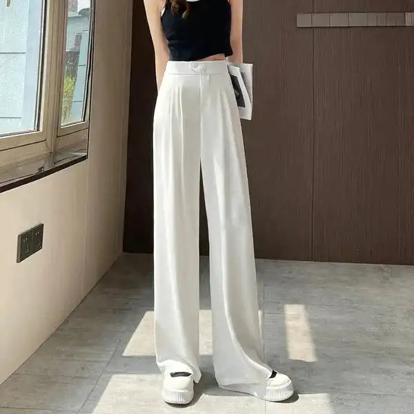 GR - Damen Chic Weite Bein Hosen
