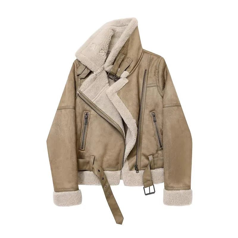 GR - Thick Warm Suede Jacket