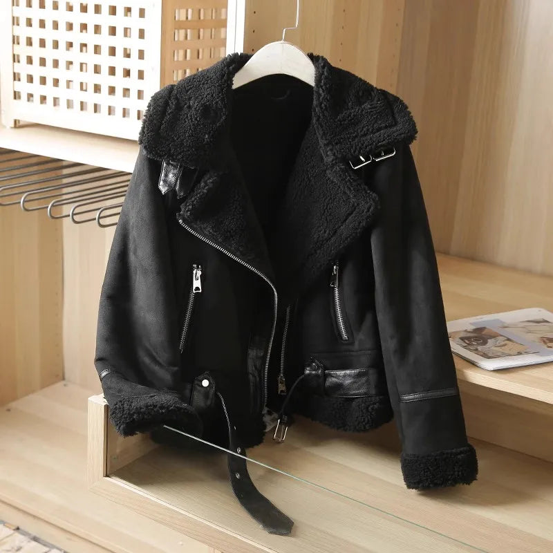 GR - Thick Warm Suede Jacket