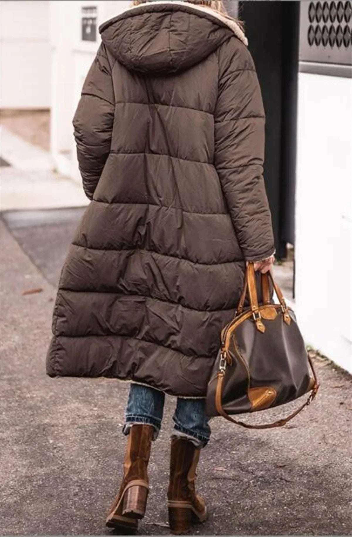 GR | Women's Winter Hooded Quilted Jacket 