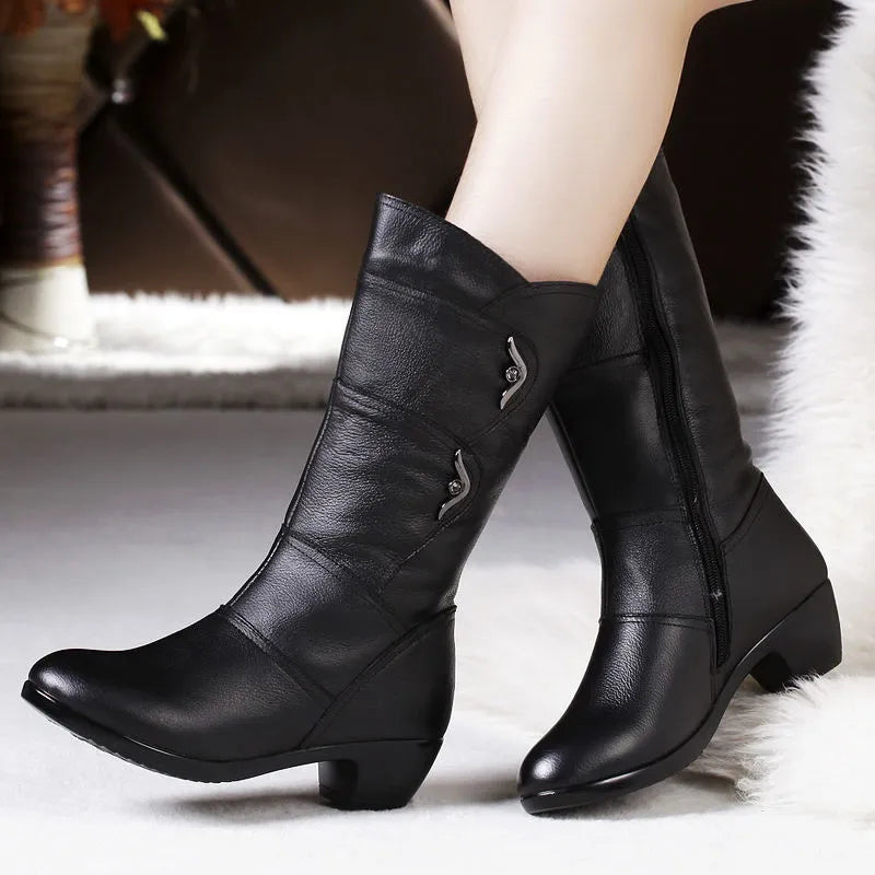Fashion mid-calf boots