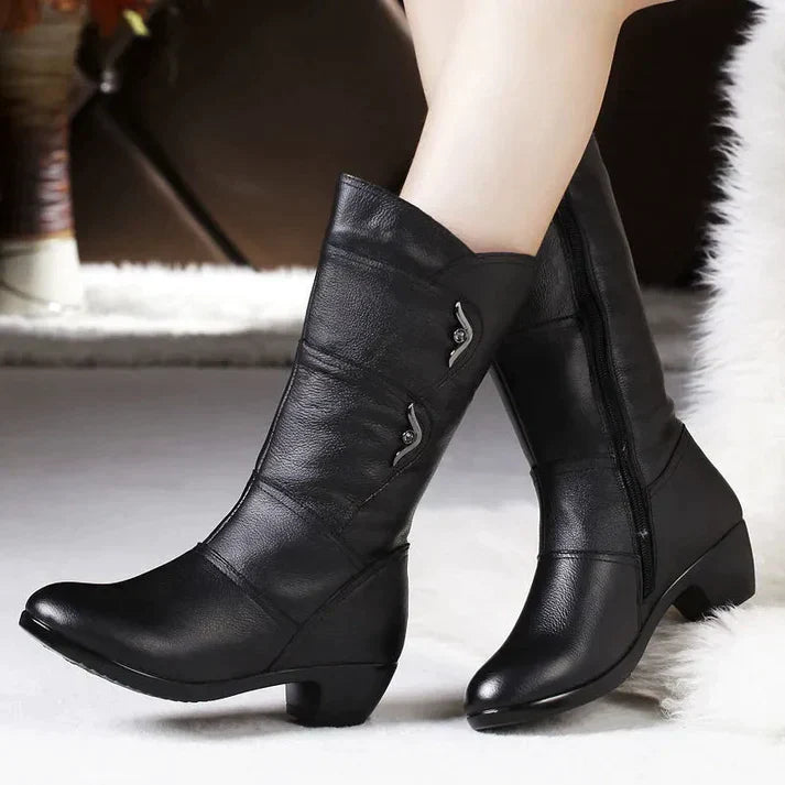 GR – Leather winter boots – Women 
