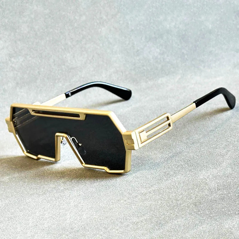GR | Cyberpunk Shield Sunglasses - Stylish & Futuristic