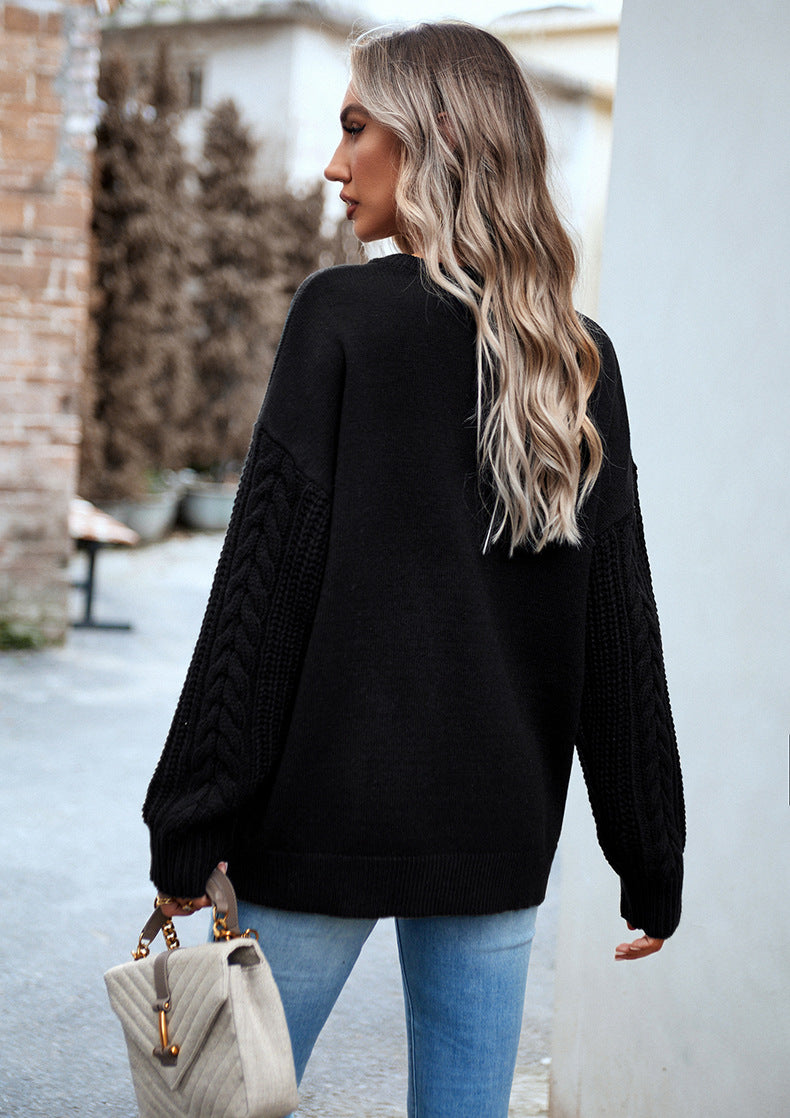 GR - Pullover mit gestrickten Ärmeln