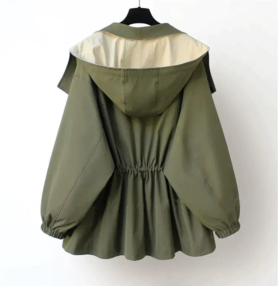 GR - Mid-length loose women's jacket