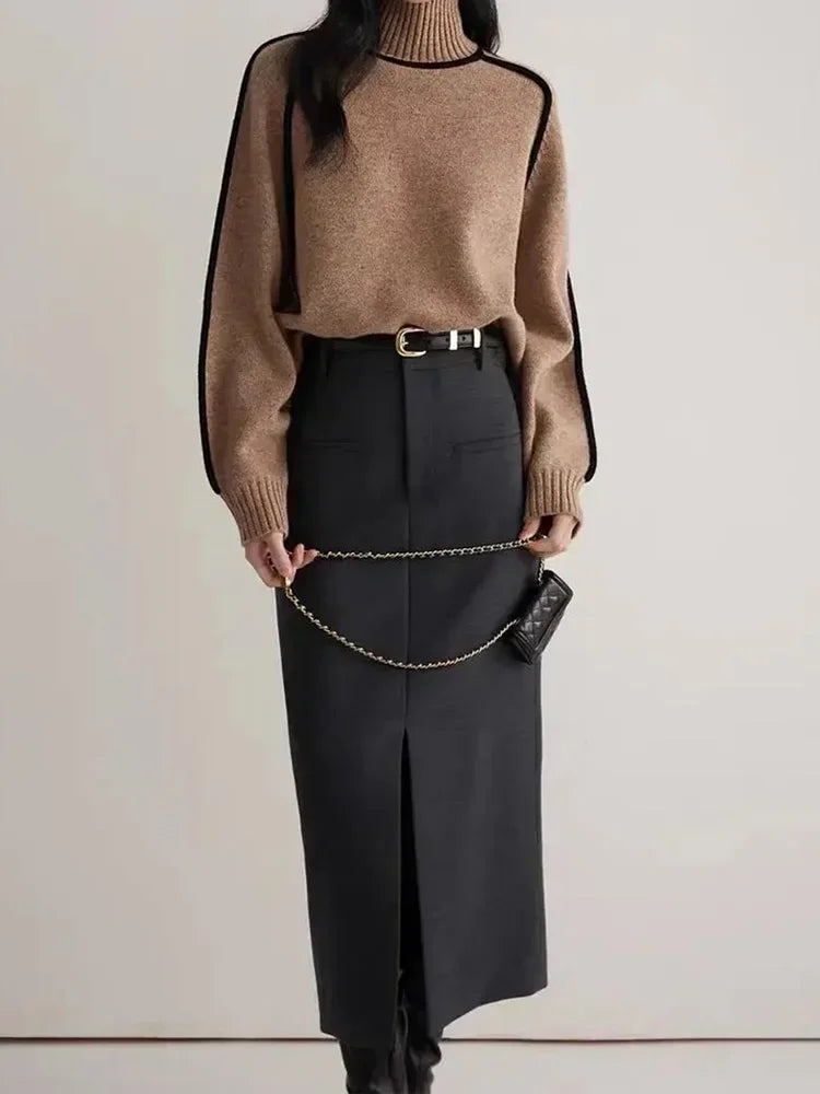 GR | Warme Damen Rollkragenpullover || Winter