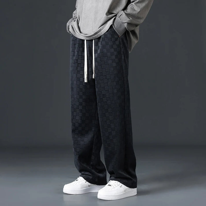 GR | Stylische Jogginghose Mit Karomuster