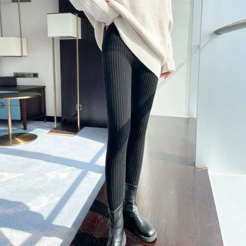 GR | Ribbed High-Waisted Leggings