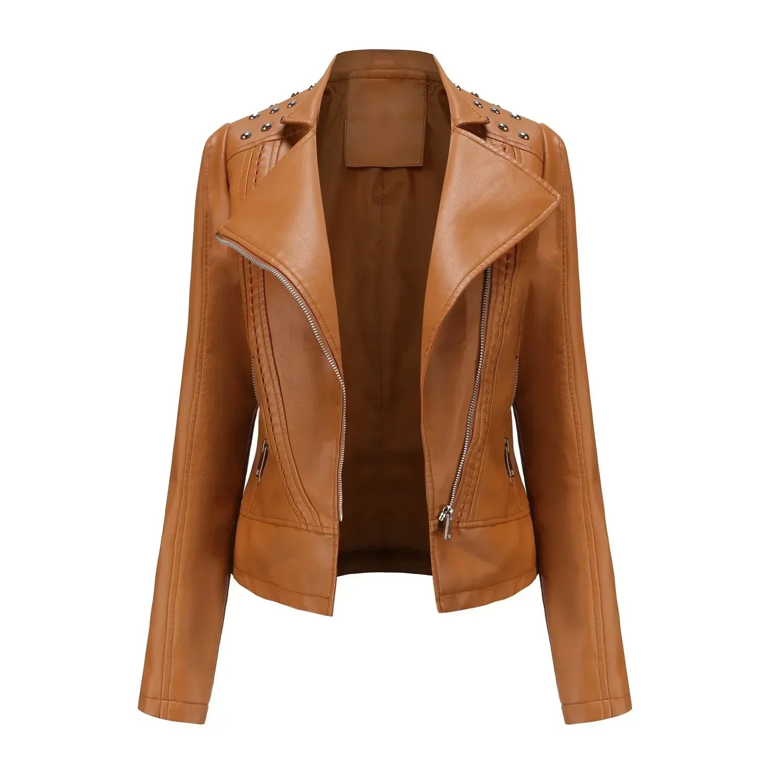 GR | Elegant leather jacket for women.