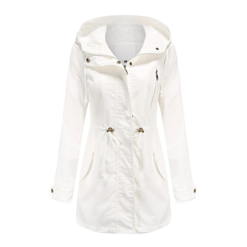 GR Elegant Waterproof Outdoor Rain Jacket for Women | Perfect for Outdoor Activities