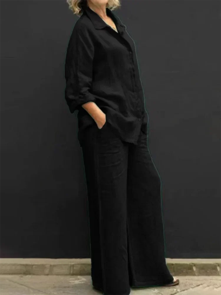 GR | Cotton-linen set for women