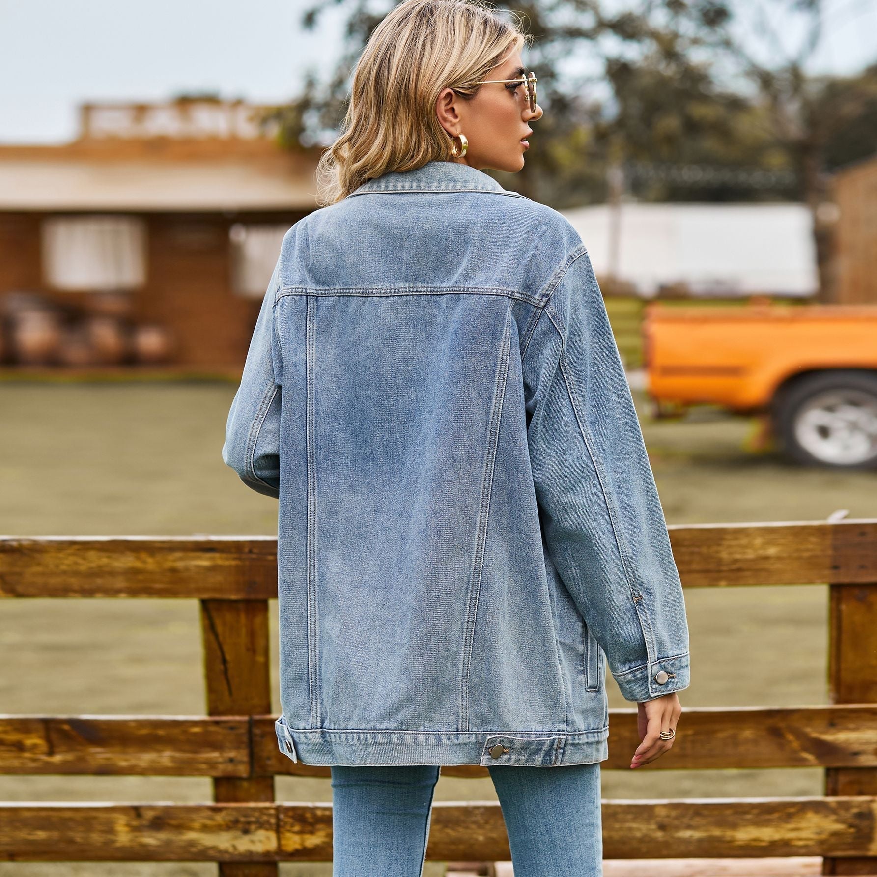GR The vintage denim jacket under your coat